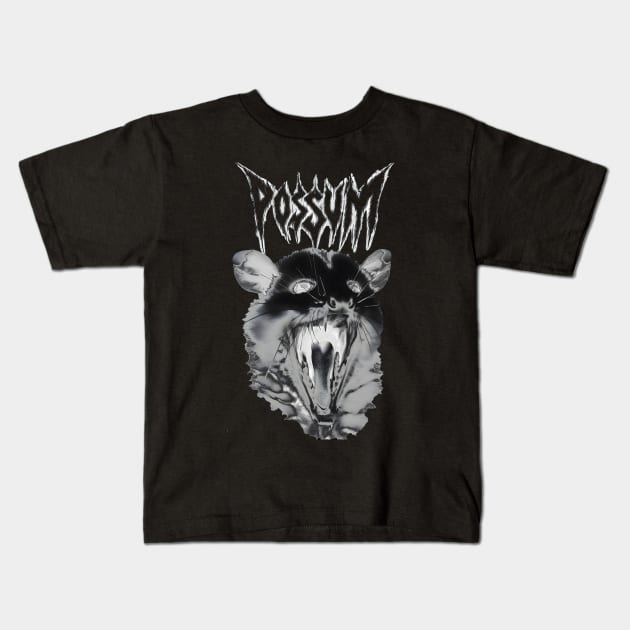 Possum Kids T-Shirt by NightvisionDesign